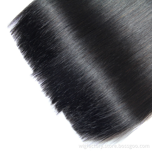 Full cuticle double drawn brazilian mink hair, real 100% human hair mink brazilian hair grade 10A bundles
